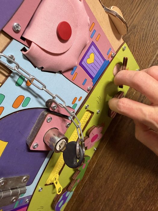 MEGA Domek 6w1 duża tablica kostka manipulacyjna Montessori nowe1600zł