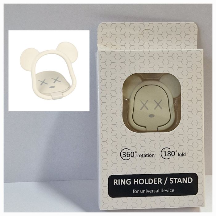Uchwyt Ring BEAR - Biały