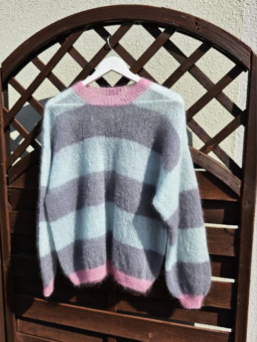 Sweter moher/jedwab