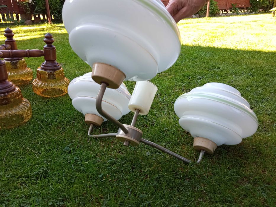 Żyrandol Polam Radom Z.S.O. Działa. Vintage