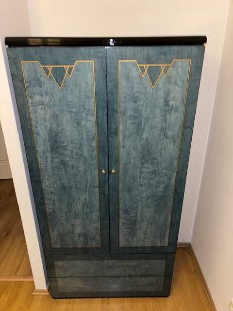 Kompletny Zestaw Mebli do Sypialni – 6 Elementów w Stylu Art Déco