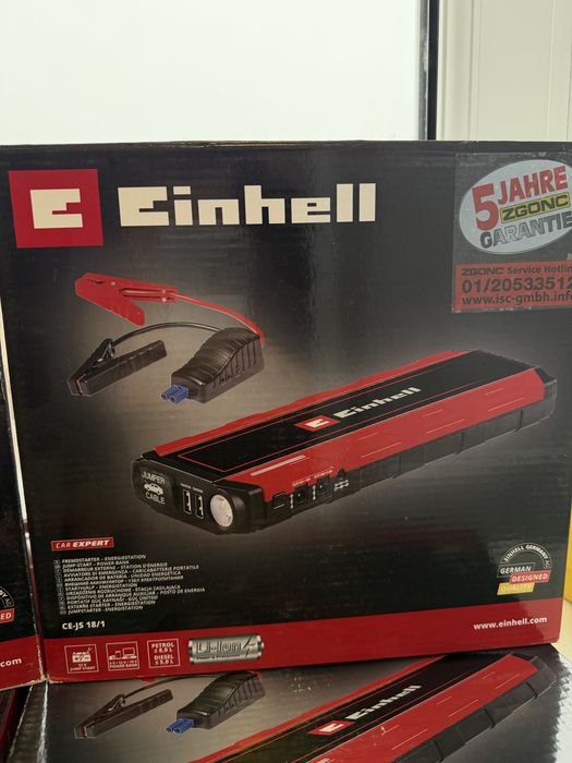 Автомобілний пристрійдля акумулятора Jump-Start - Power Bank Einhell