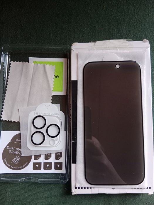 Szkło prywatyzujące do iPhone 14 PRO + ochrona aparatu