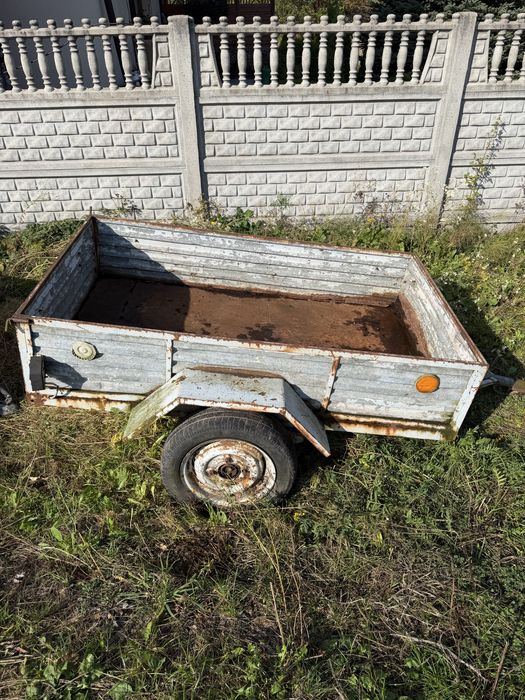 Przyczepka Samochodowa Sam  Jedna Os Zaczep
