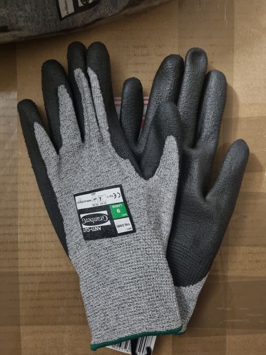 Rękawice monterskie 12par, antyprzecięciowe, robocze GRANBERG rozm 9.