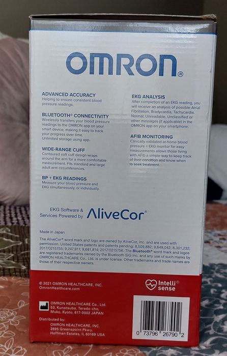 Тонометр OMRON BP7900 + EKG кардіограф