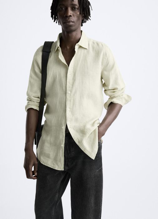 Сорочка зі 100 % льону ZARA