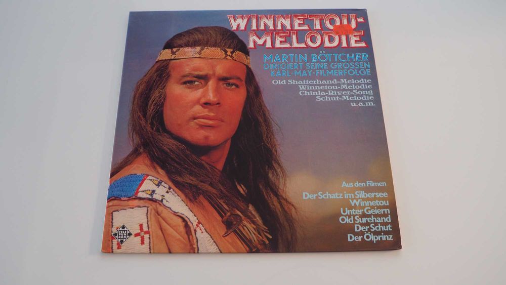 MARTIN BÖTTCHER – Winnetou‑Melodie (Martin Böttcher Karl‑May‑Filmerfolge)   LP • 1975 • Telefunken • Germany •  Repress Stan: LP EX+ / okładka NM‑