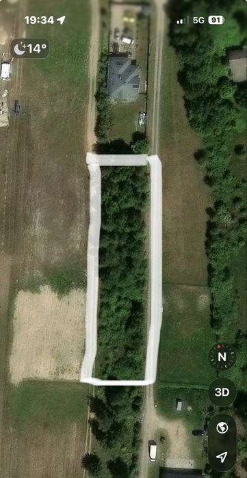 Działka budowlana 1800m2 Maków Nowy