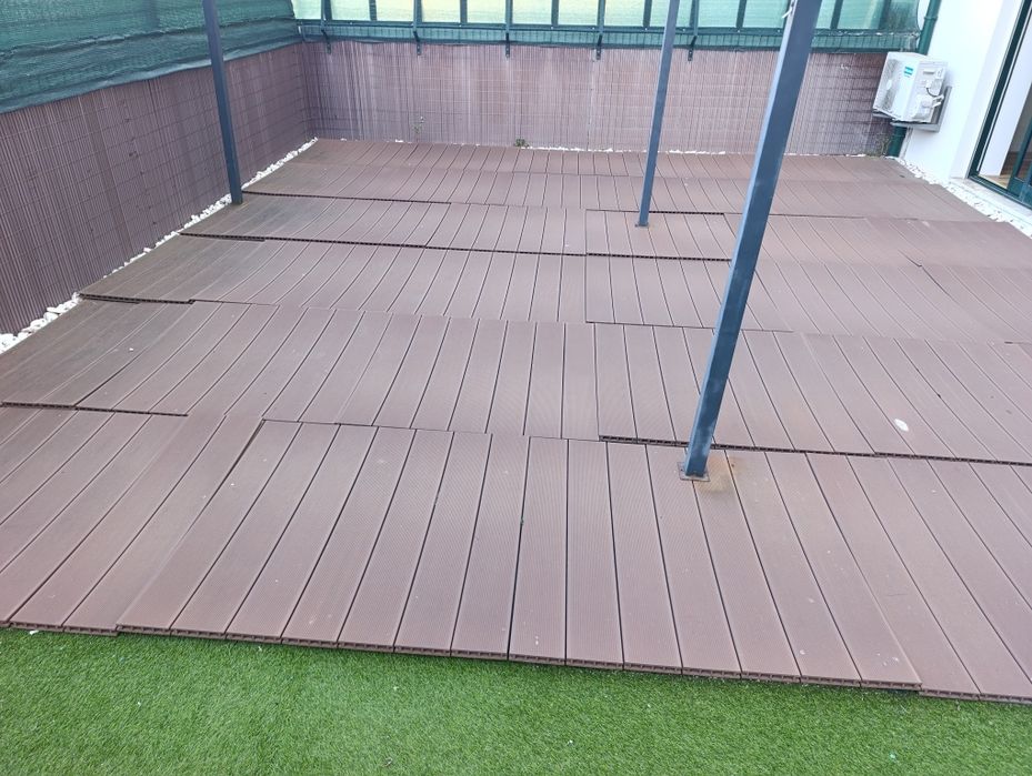 30 peças de Deck Composite CDECK CAST 32mm 100X100cm