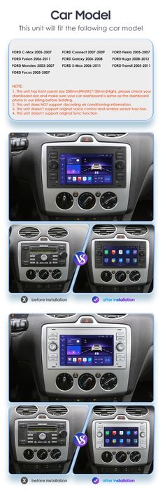 Radio Nawigacja Android Ford