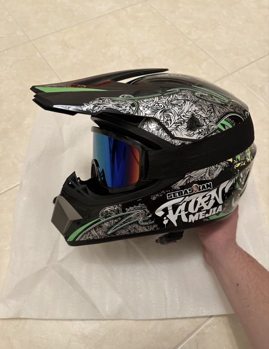 Kask fullface w rozmiarze S