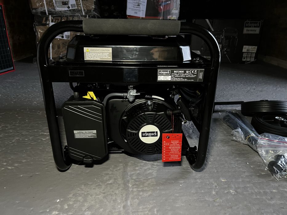 Бензиновий генератор 2.5Кв Scheppach BGT2800 Німецький виробник Новий!