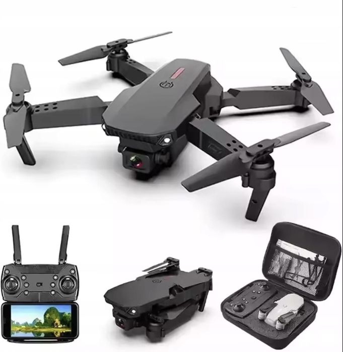 Dron Evo E88 Kamera Wifi FPV zawies. Silniki 2 Batetie