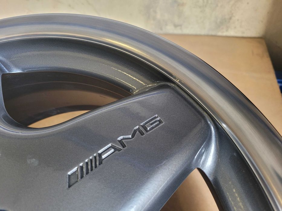 4szt felgi Mercedes AMG Monoblock  7Jx17" 5x112 ET49/57 polerka rant.