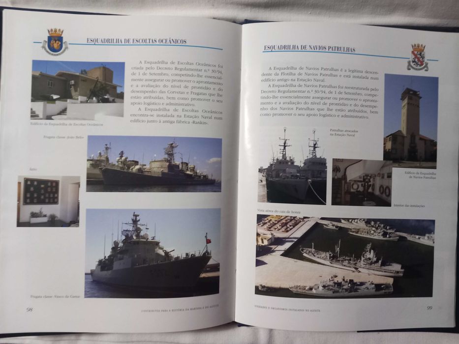 Livro - Base Naval de Lisboa profusamente ilustrado