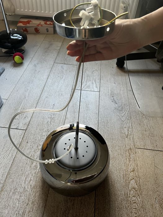 Designerska lampa Zuma Crystal Line, średnica - 26 cm