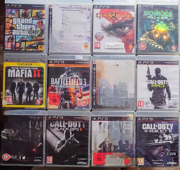Gry na PlayStation 3 PS3 FPS GTA Call of duty Battlefield Tekken