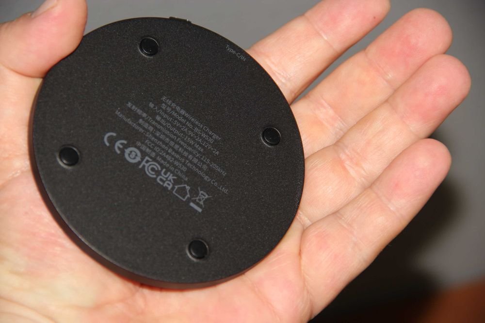 Бездрот зарядка BASEUS Simple 2 Wireless Charger 15W Black CCJJ050001