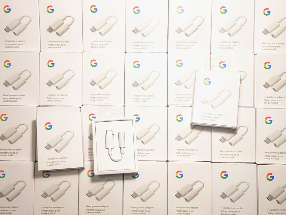 Оригінальні перехідники Google Pixel USB-C на 3.5mm