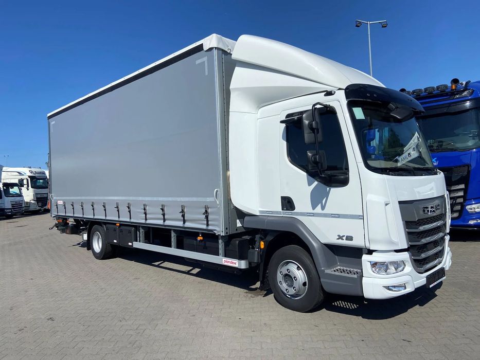 Daf Xb260  Firanka Z Windą 12T - Dostępny W Grudniu