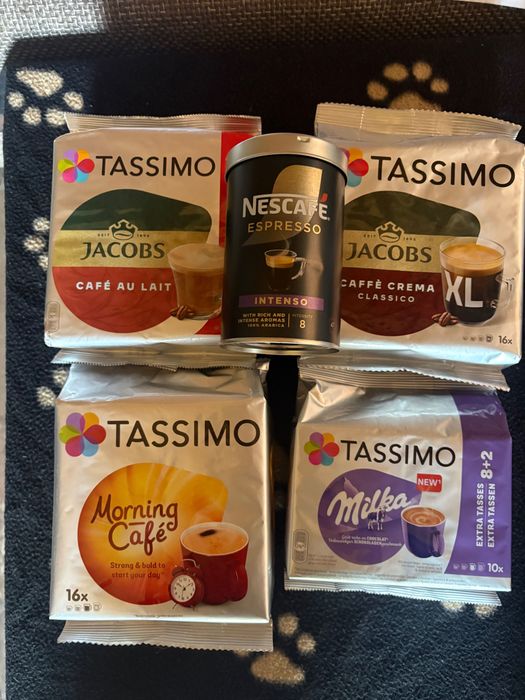 Zestaw kaw Tassimo + Nescafé EspressO