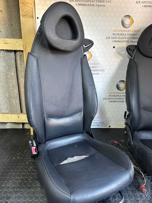Сидіння шкірянні  Smart Fortwo 450 1998–2007 підігрів подушка безпеки