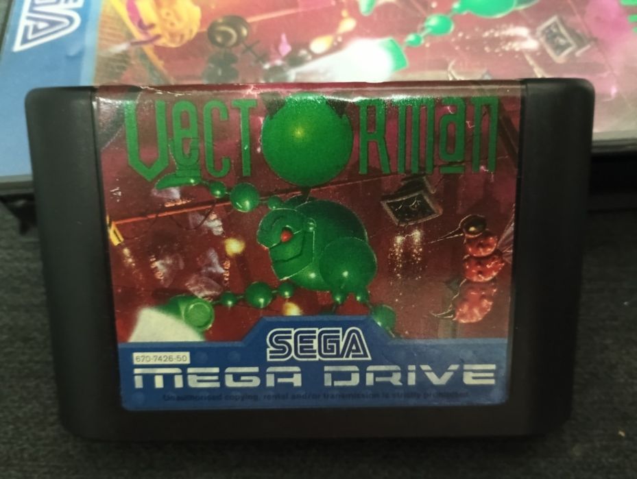 Gra na Sega mega driver vectr man
