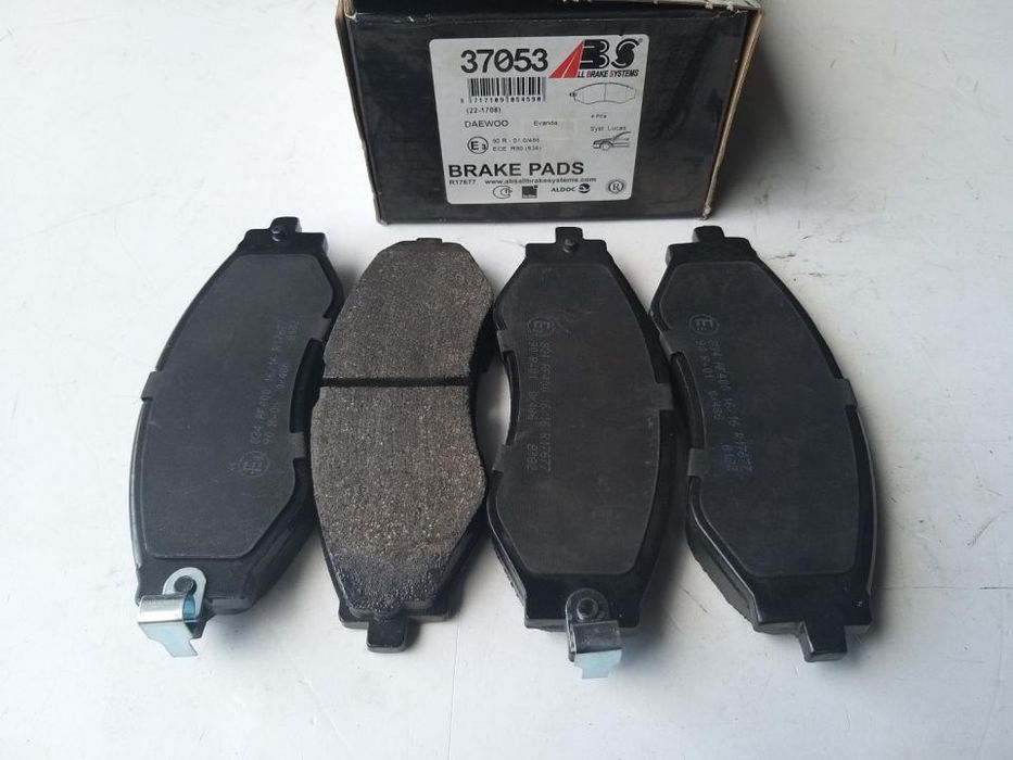 Klocek hamulcowy kpl. przód CHEVROLET REZZO; DAEWOO LEGANZA, NUBIRA, TACUMA / REZZO 1.6-2.2 05.97-