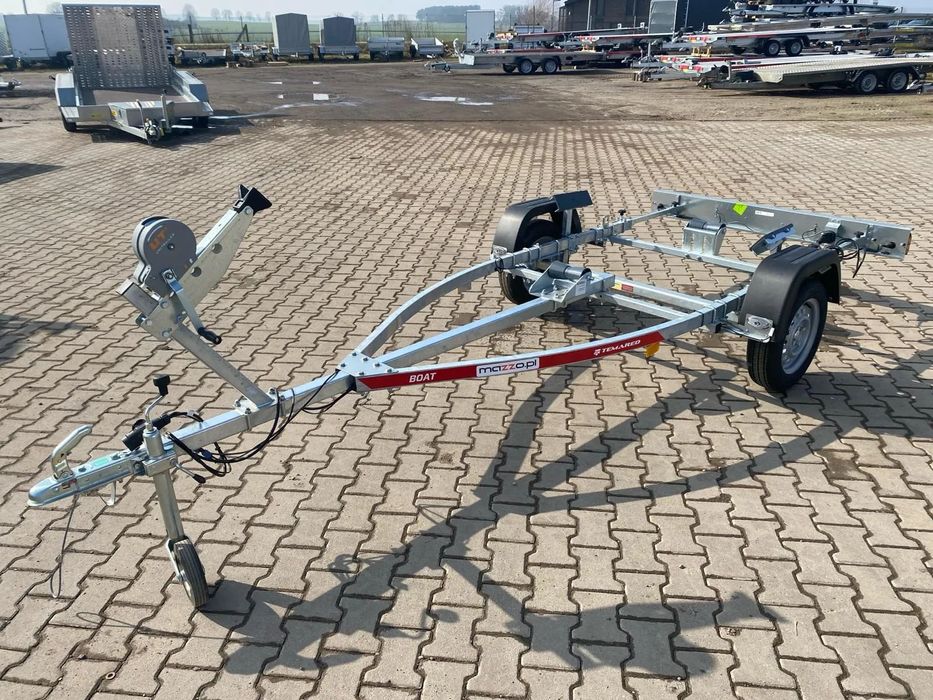 Temared Dostawa Przyczepka Podłodziowa Dmc750kg Łódź Do 4,3M