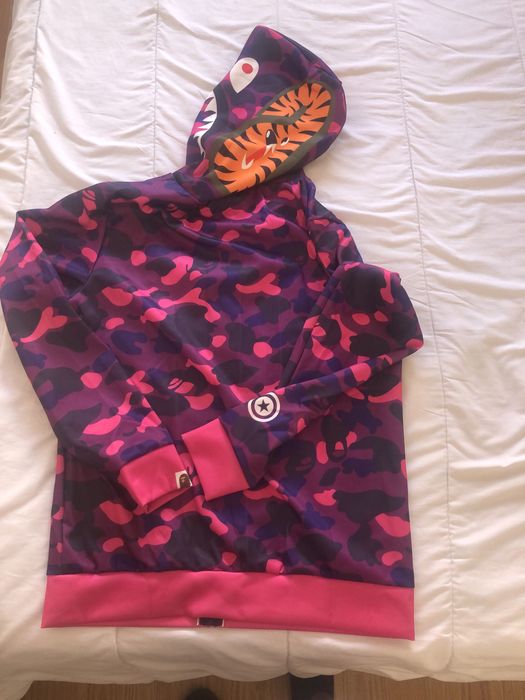 Casaco Bape Shark Roxo