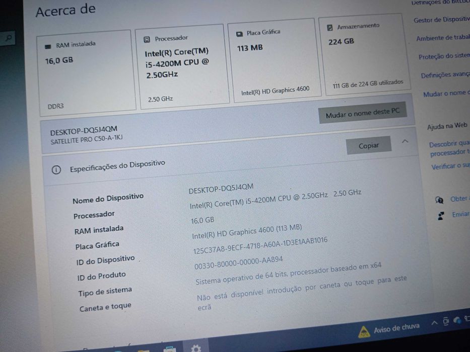 Vendo portatil em bom estado como novo
