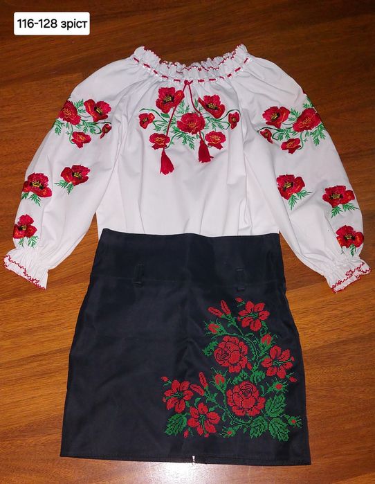 Спідниця вишиванка,костюм 6/8років