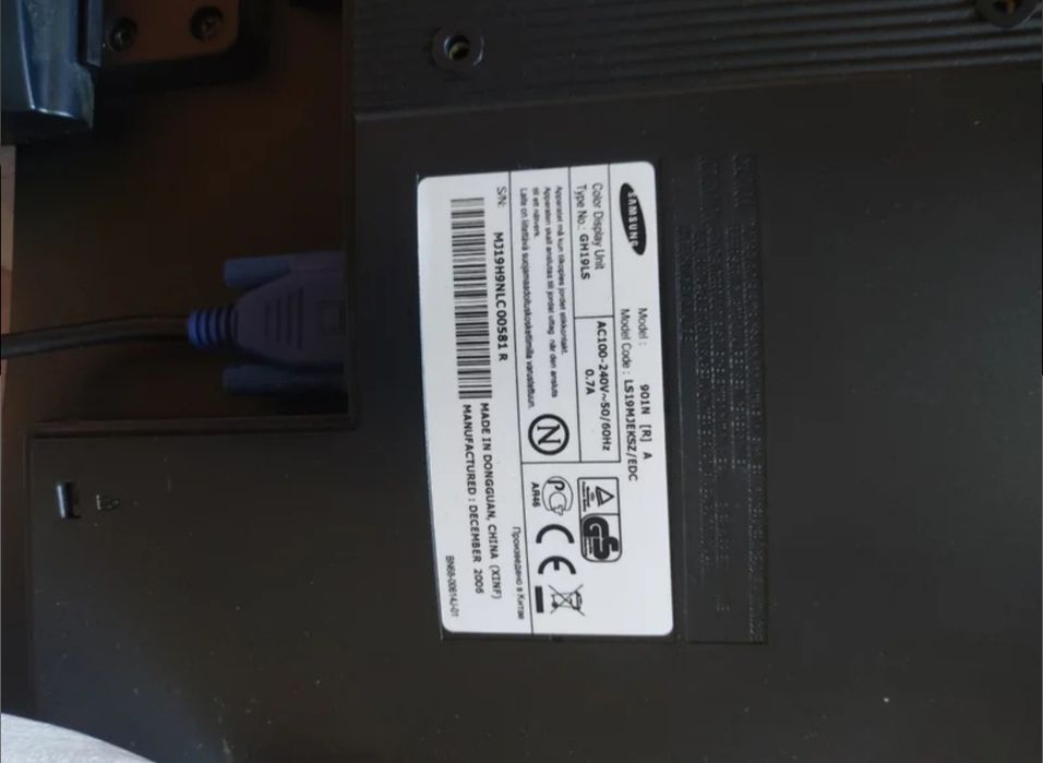 Monitor PC Samsung SyncMaster 901N