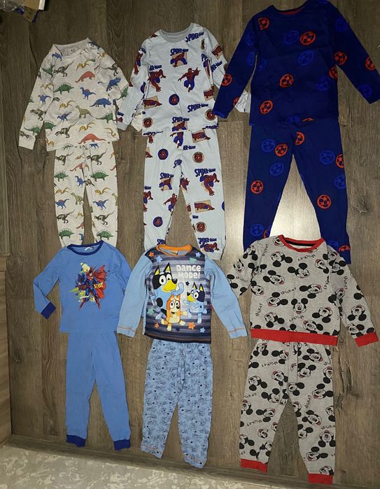 бавовняні піжами хлопчику 5-6р.комплект кофта-штани