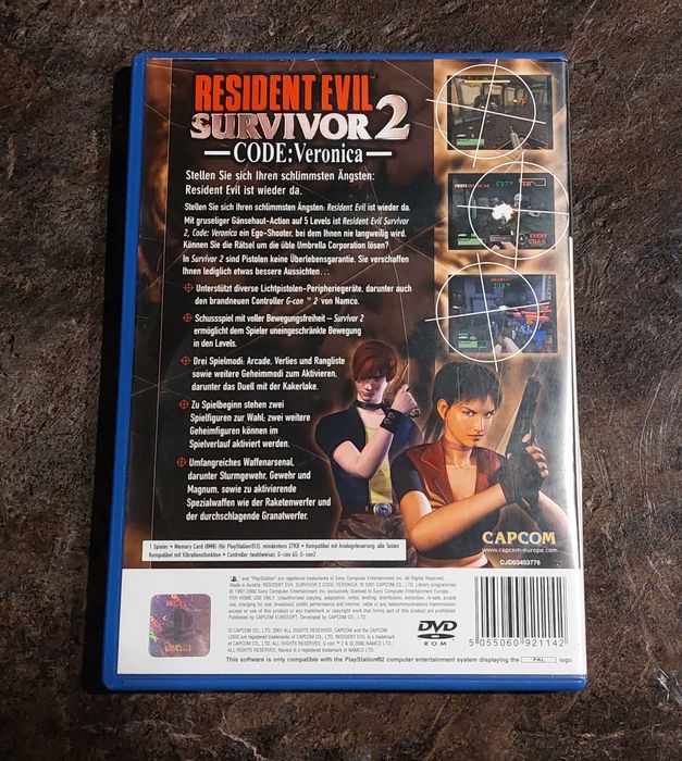 Resident Evil Survivor 2 Code Veronica PS2