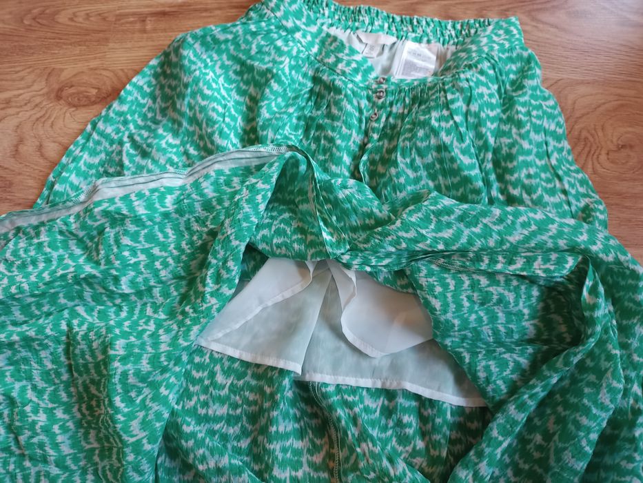 Spódnica wiskozowa midi H&M 36