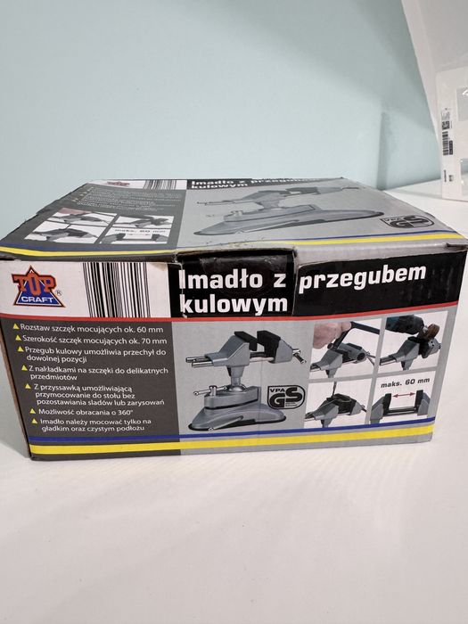 Imadło z przegubem kulowym