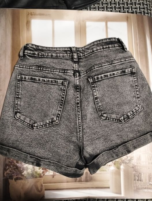 Шорти джинсові в стилі мом
