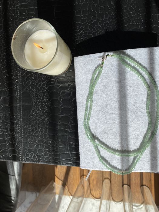 Colar de cristais feito á mão