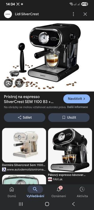 Еспресо-машина Silver Crest SEMC 1100 A1,