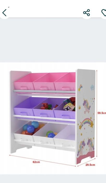 Pułka regał na zabawki