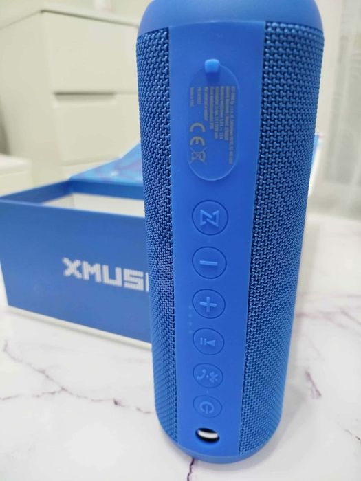 Głośnik mobilny XMUSIC BTS650B Radio FM Niebieski
