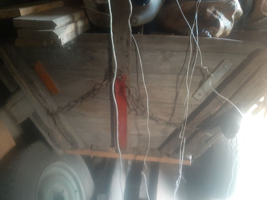 Wóz drewniany do ciągnika