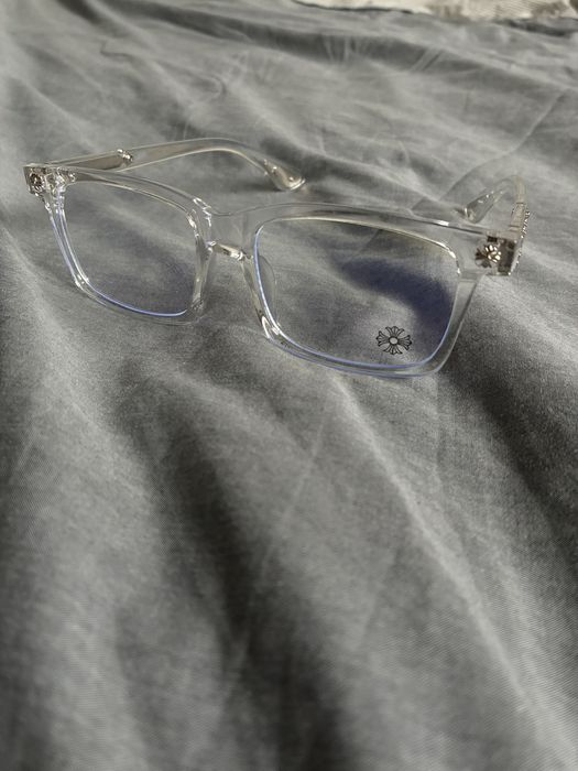 Okulary Chrome Hearts transparentne / przezroczyste oprawki – NOWE