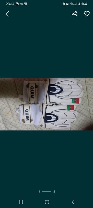 Luvas do guarda redes quim