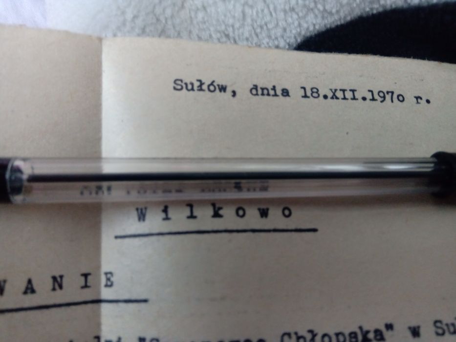 Dokument 1970r wezwanie