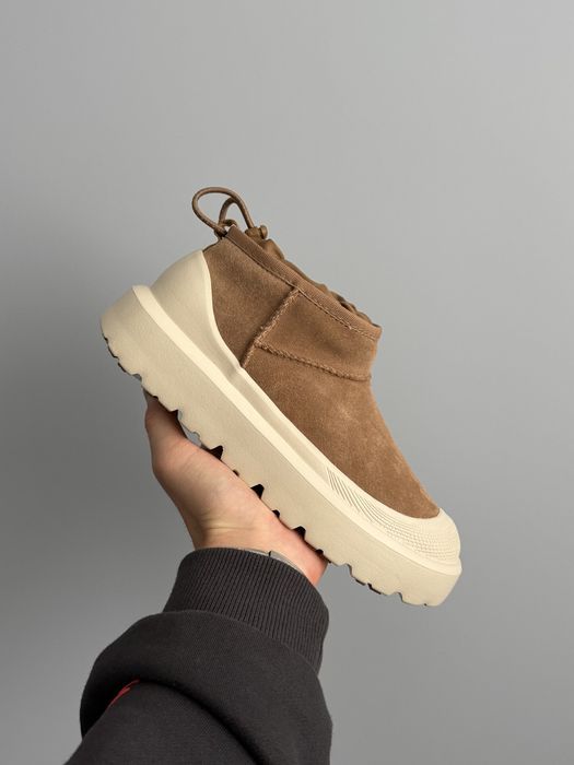 Кросівки UGG CI Ultra Mini Weather Hybrid Chestnut White premium | Угги натуральные жіночі