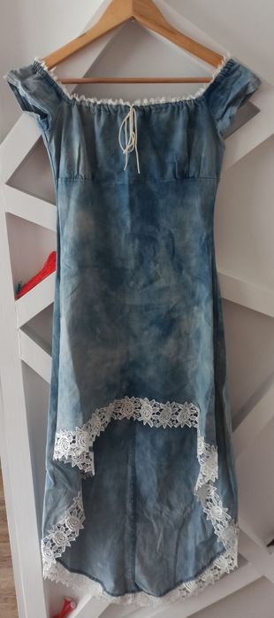 Sukienka jeans asymetryczna rm. S/M