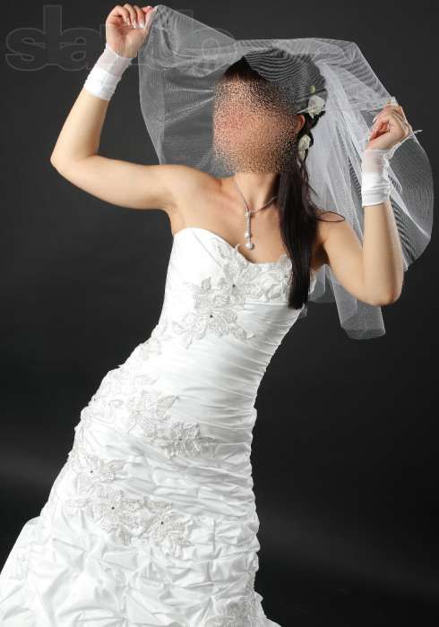 Очень нежное свадебное платье